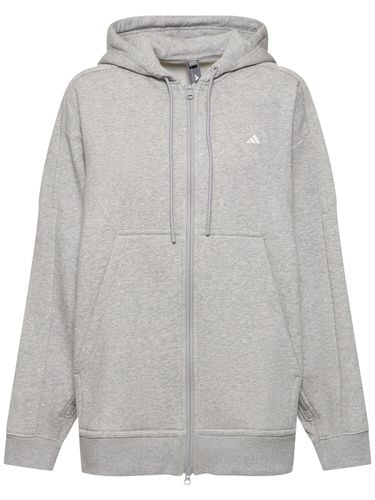 Asmc Oversize Full Zip Hoodie - ADIDAS BY STELLA MCCARTNEY - Modalova