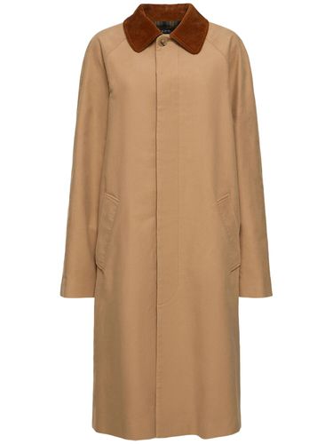 Abrigo Trench De Algodón - A.P.C. - Modalova