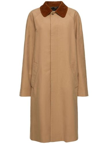 Trenchcoat Aus Baumwollpopeline „gaspard“ - A.P.C. - Modalova