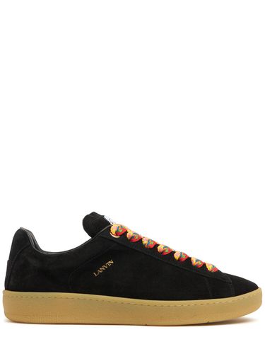 Lite Curb Leather Low Top Sneakers - LANVIN - Modalova