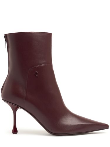 Botas De Piel 80mm - JIMMY CHOO - Modalova