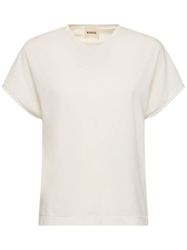 T-shirt Devra In Jersey Di Misto Cotone - KHAITE - Modalova