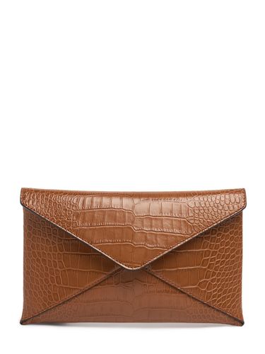 Clutch Mia Envelop De Piel Efecto Cocodrilo - MICHAEL KORS COLLECTION - Modalova