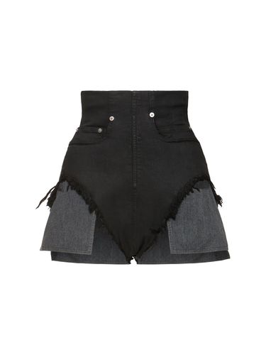 Dirt Denim Cutoff Shorts - RICK OWENS DRKSHDW - Modalova