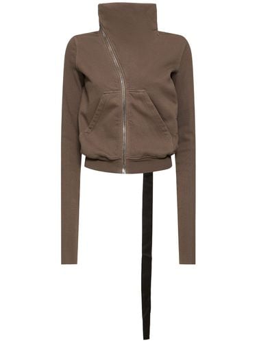 Felpa Mountain Collo Alto In Jersey - RICK OWENS DRKSHDW - Modalova