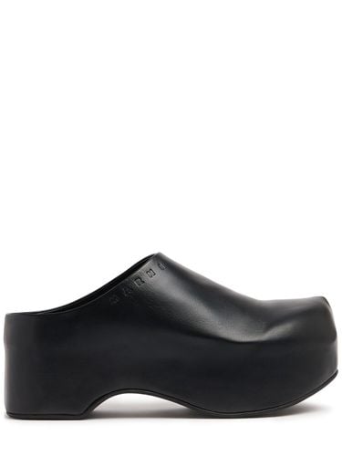 Mm Leather Sabot Wedges - MARNI - Modalova