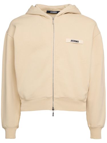 Felpa Le Hoodie Gros Grain Con Zip - JACQUEMUS - Modalova