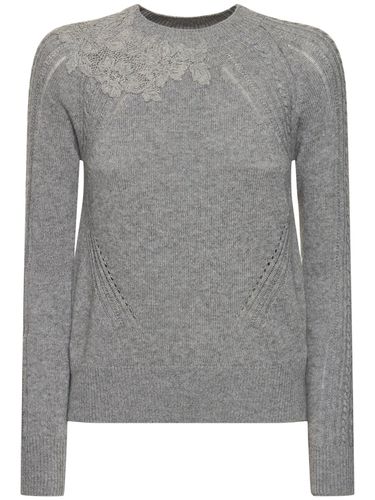 Pullover Aus Wolle Mit Stickerei - ERMANNO SCERVINO - Modalova