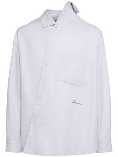 Camisa Asimétrica De Algodón - JACQUEMUS - Modalova