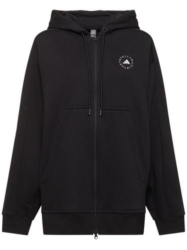 Felpa Asmc Oversize Con Zip E Cappuccio - ADIDAS BY STELLA MCCARTNEY - Modalova