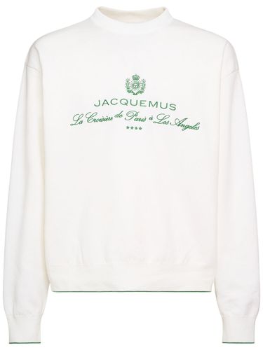 T-shirt Aus Baumwollmischgewebe „la Maille Venice“ - JACQUEMUS - Modalova