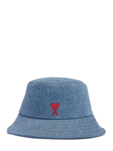 Gorro Pescador De Denim - AMI PARIS - Modalova