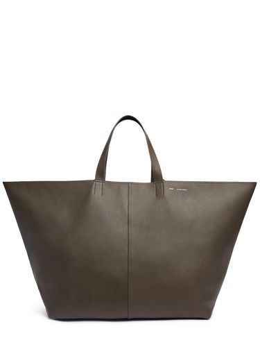 Bolso Tote Midi Maxi De Piel Suave - AMI PARIS - Modalova