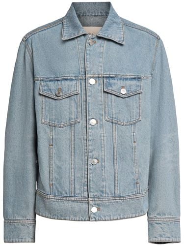 Chaqueta De Denim De Algodón - AMI PARIS - Modalova