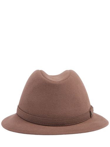 Cappello Pocket In Feltro Di Lana 4.5cm - BORSALINO - Modalova