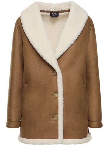 Abrigo De Shearling Sintético - A.P.C. - Modalova