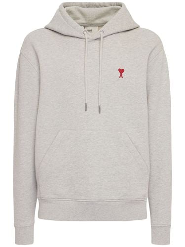 Hoodie Aus Baumwolle „adc“ - AMI PARIS - Modalova