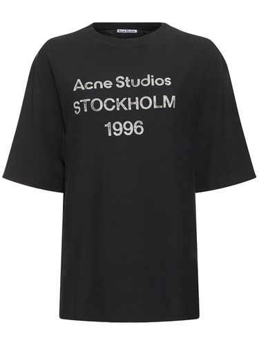 Exford U 1996 Cotton Blend T-shirt - ACNE STUDIOS - Modalova