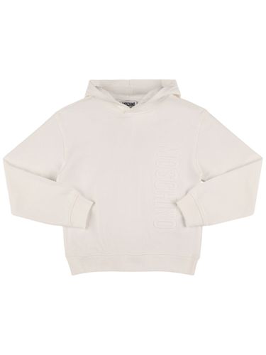 Hoodie Aus Fleece Mit Logo - MOSCHINO - Modalova