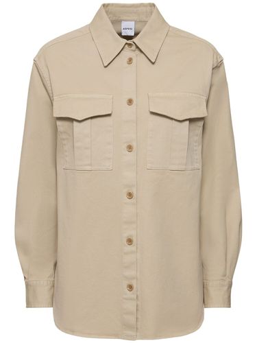 Garngefärbtes Gabardine-shirt - ASPESI - Modalova