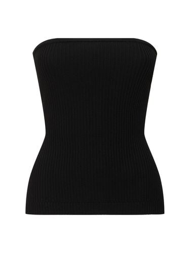 Top In Maglia Di Misto Viscosa A Costine - ANDREADAMO - Modalova