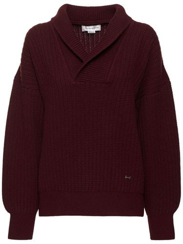 Pullover Aus Wolle Mit Schalkragen - VICTORIA BECKHAM - Modalova