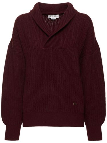 Pullover In Lana Con Scollo A Scialle - VICTORIA BECKHAM - Modalova