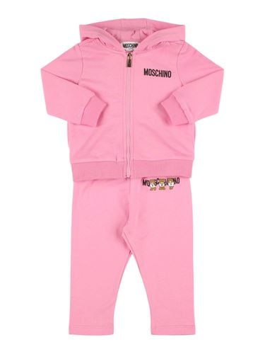 Sudadera Con Capucha Y Pantalones Deportivos - MOSCHINO - Modalova