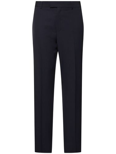 Pantalones De Traje De Lana - FERRAGAMO - Modalova