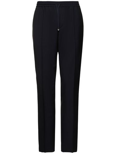 Wool & Mohair Jogger Pants - VALENTINO - Modalova