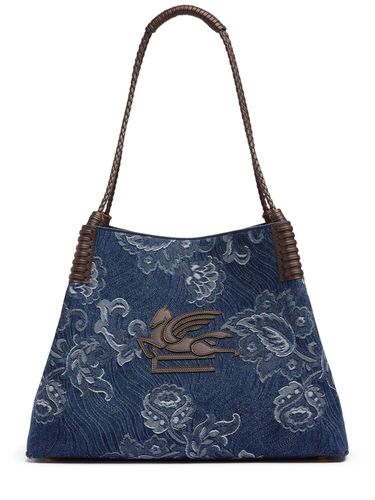 Bolso Mediano Libra De Denim Jacquard - ETRO - Modalova