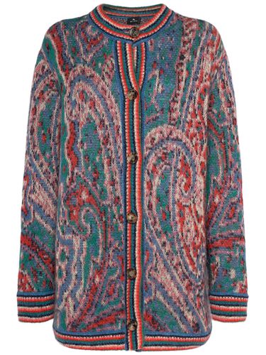 Mohair Blend Cardigan - ETRO - Modalova