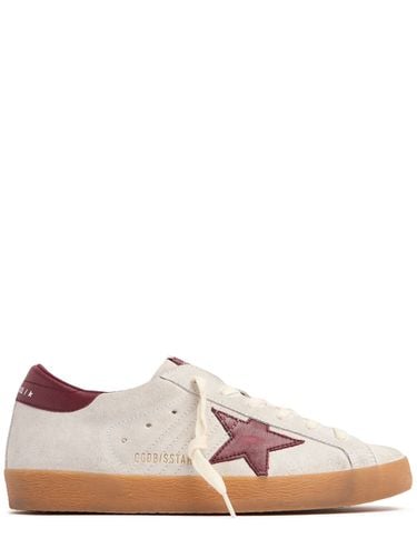 Mm Hohe Sneakers Aus Wildleder "super Star" - GOLDEN GOOSE - Modalova