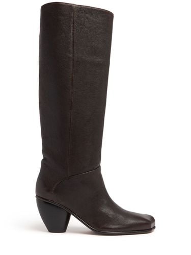 Botas De Piel 65mm - VIVIENNE WESTWOOD - Modalova