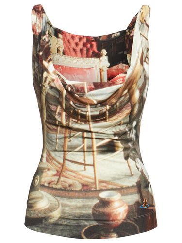 Anna Printed Jersey Off Shoulder Top - VIVIENNE WESTWOOD - Modalova