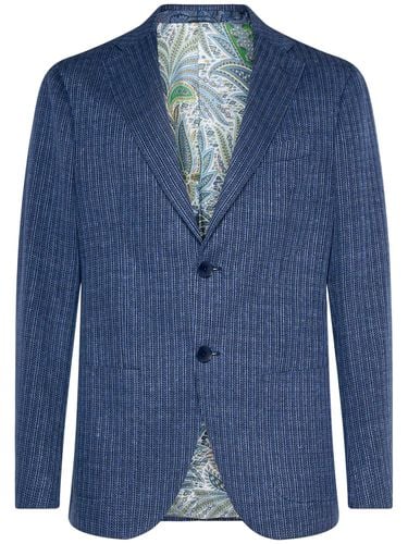 Blazer Aus Viskose Und Leinen „roma“ - ETRO - Modalova