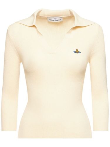 Rippstrick-poloshirt „marina“ - VIVIENNE WESTWOOD - Modalova