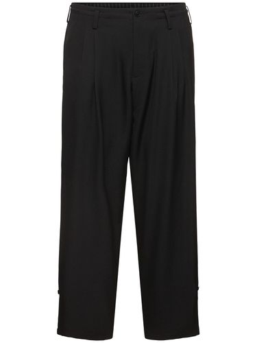 Gerade Wollhose „2tuck“ - YOHJI YAMAMOTO - Modalova