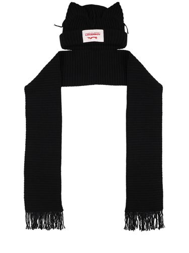 Chunky Ears Beanie W/ Scarf - CHARLES JEFFREY LOVERBOY - Modalova