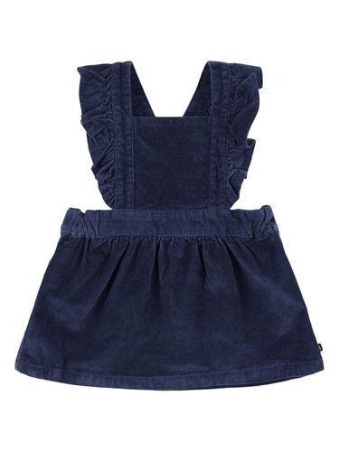 Vestido De Chambray De Algodón - PETIT BATEAU - Modalova