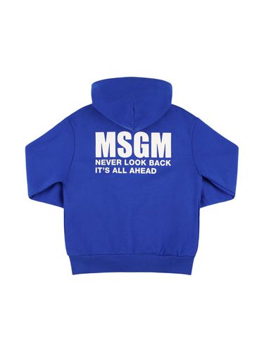 Sudadera De Algodón - MSGM - Modalova