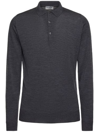 Belper Extrafine Wool Knit Polo Sweater - JOHN SMEDLEY - Modalova