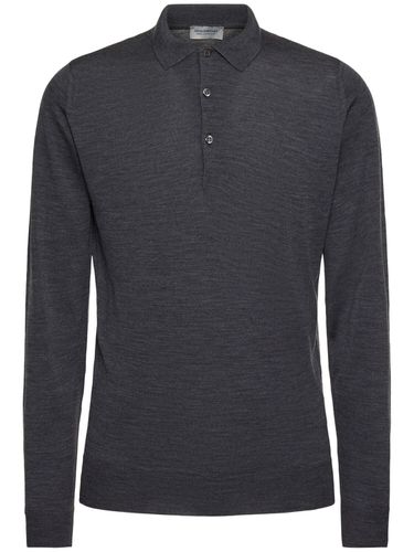 Polo Belper In Maglia Di Lana Extrafine - JOHN SMEDLEY - Modalova