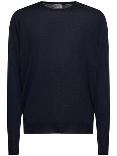 Marcus Extrafine Wool Knit Crew Sweater - JOHN SMEDLEY - Modalova