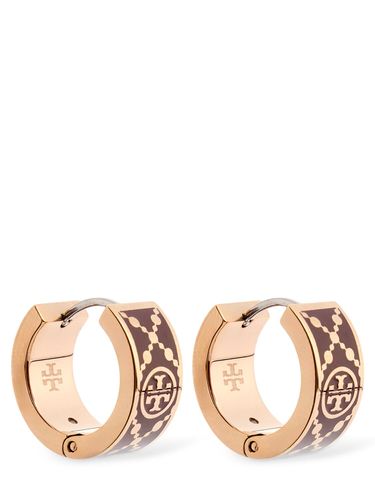 Kleine Kreolenohrringe „t Monogram“ - TORY BURCH - Modalova