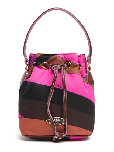 Borsa Bucket Piccola In Nylon Con Coulisse - PUCCI - Modalova