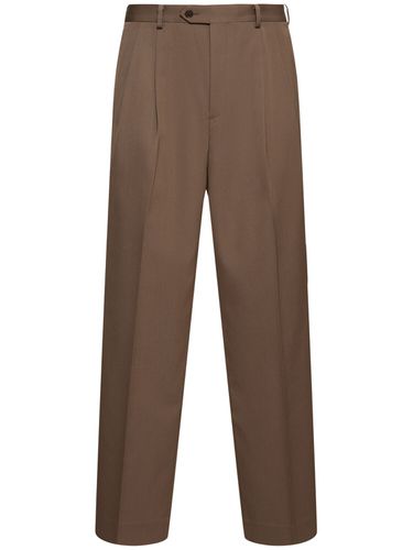 Pantalones De Gabardina De Lana Ligera - AURALEE - Modalova