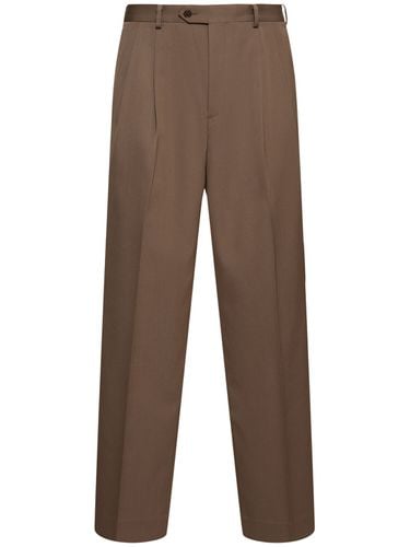 Pantaloni In Lana Di Gabardina Leggera - AURALEE - Modalova