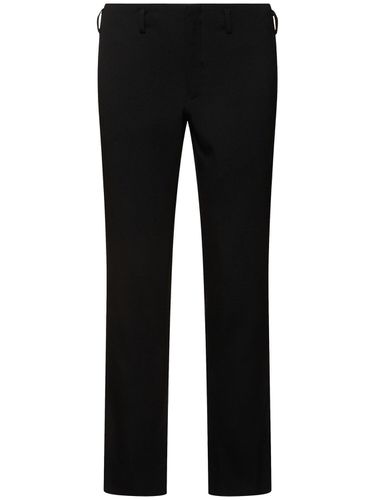 Pantaloni In Gabardina Di Lana Stretch - COMME DES GARÇONS HOMME PLUS - Modalova