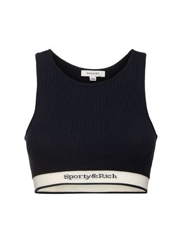 Tank Top De Punto - SPORTY & RICH - Modalova